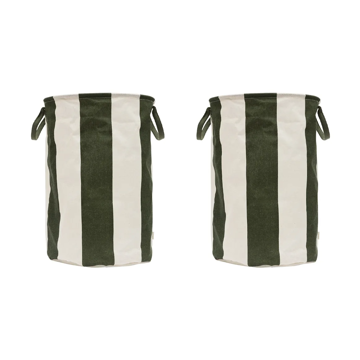 Cesto portaoggetti Kara grande Ø38x54 cm, Verde scuro OYOY