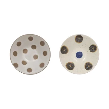 Ciotola piccola Nori Ø10,5 cm confezione da 2 - Off-white-marrone - OYOY