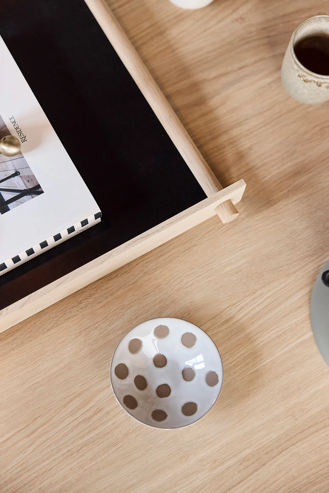 Ciotola piccola Nori Ø10,5 cm confezione da 2, Off-white-marrone OYOY