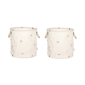 Contenitore Moira medio 32xØ32 cm 2 pezzi - Multi - OYOY