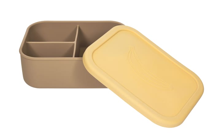 Contenitore per vivande Yummy grande, Color cammello, giallo OYOY