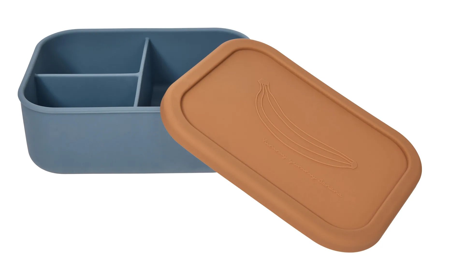 Contenitore per vivande Yummy grande, Fudge, blu OYOY