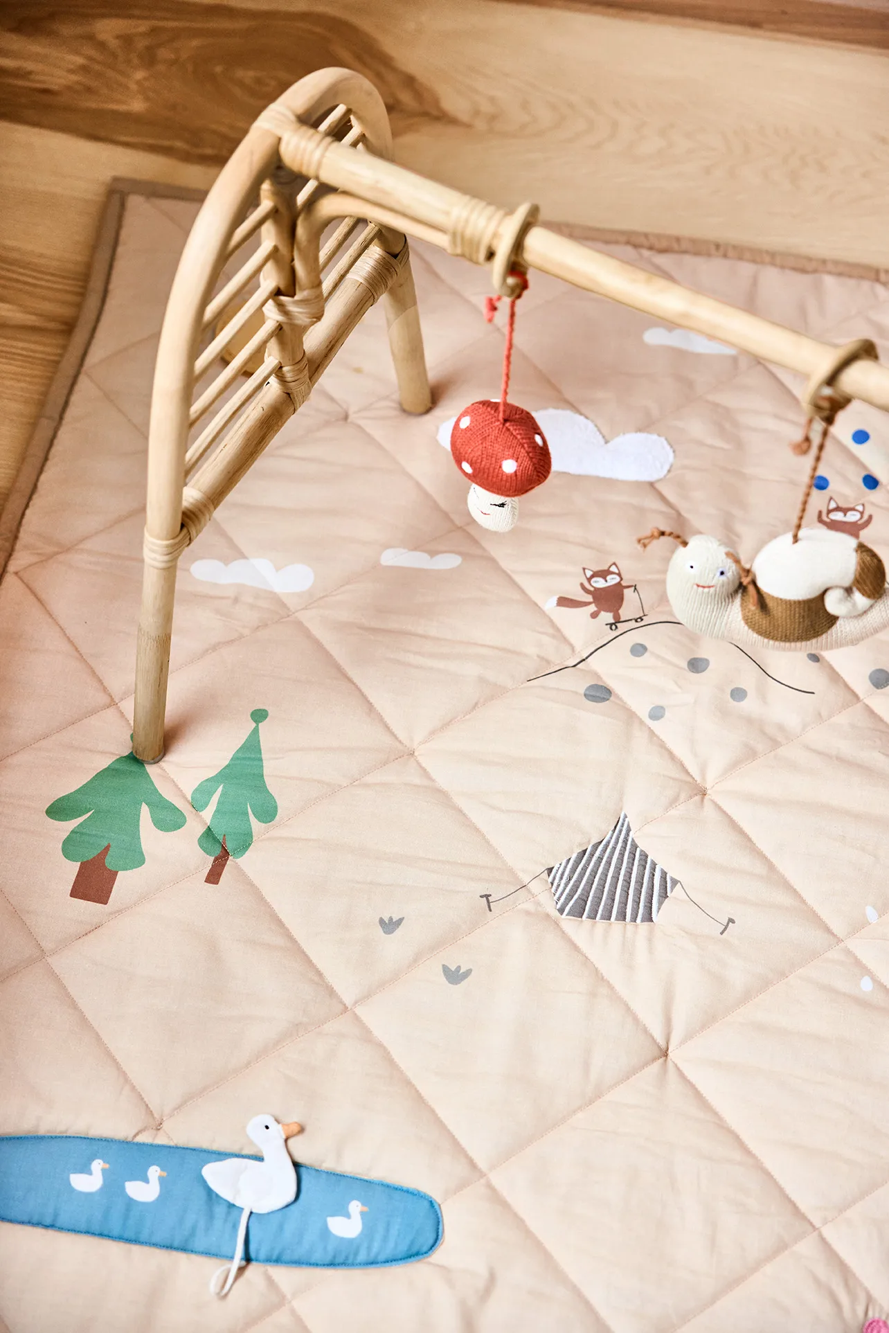 Coperta Forest 102x102 cm, Argilla OYOY