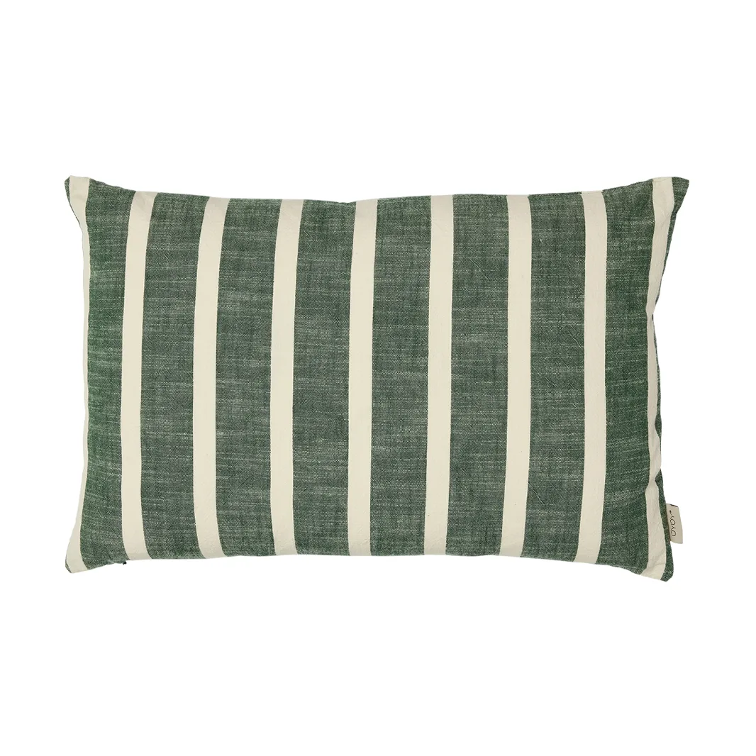 Copricuscino Kara 40x60 cm, Green-white OYOY