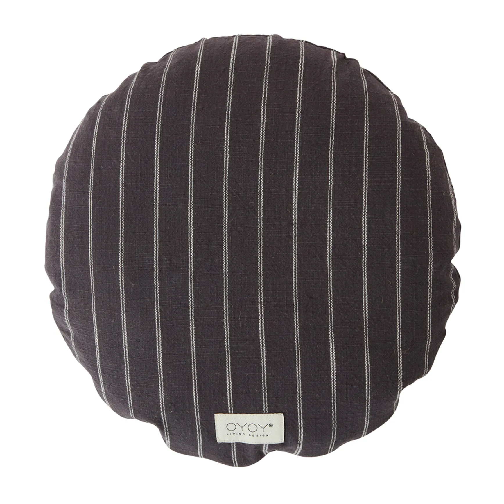 Cuscino Kyoto rotondo Ø 40 cm, Antracite OYOY