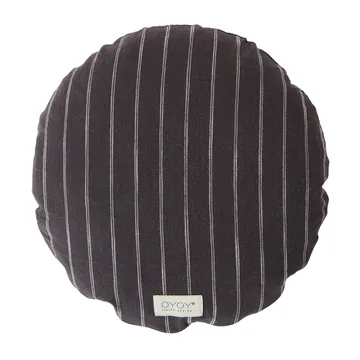 Cuscino Kyoto rotondo Ø 40 cm - Antracite - OYOY