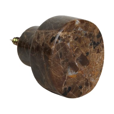 Gancio in marmo Savi n.1 - Cioccolato - OYOY