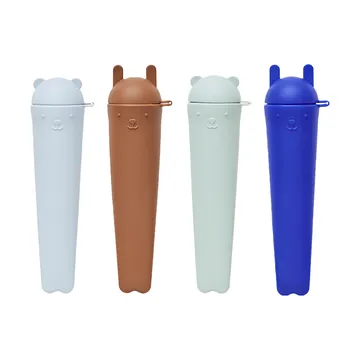 Ghiaccioli Ninka & Teddy confezione da 4 - Ottico blu-verde pallido-blu pallido-caramello - OYOY