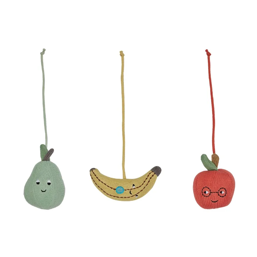 Giochi Yummi per palestra neonato, Giallo-rosso-verde OYOY