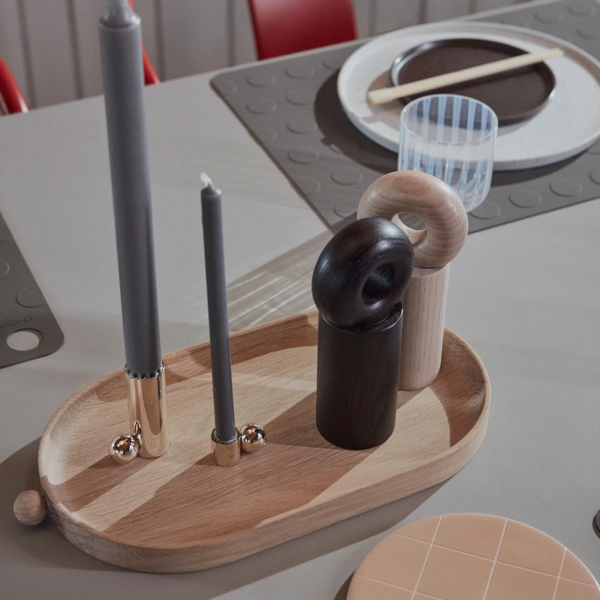 Macina spezie Hoop, dark OYOY