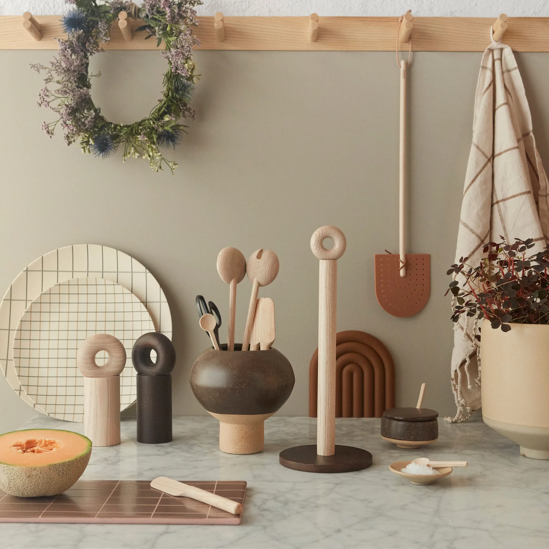 Macina spezie Hoop, Naturale OYOY