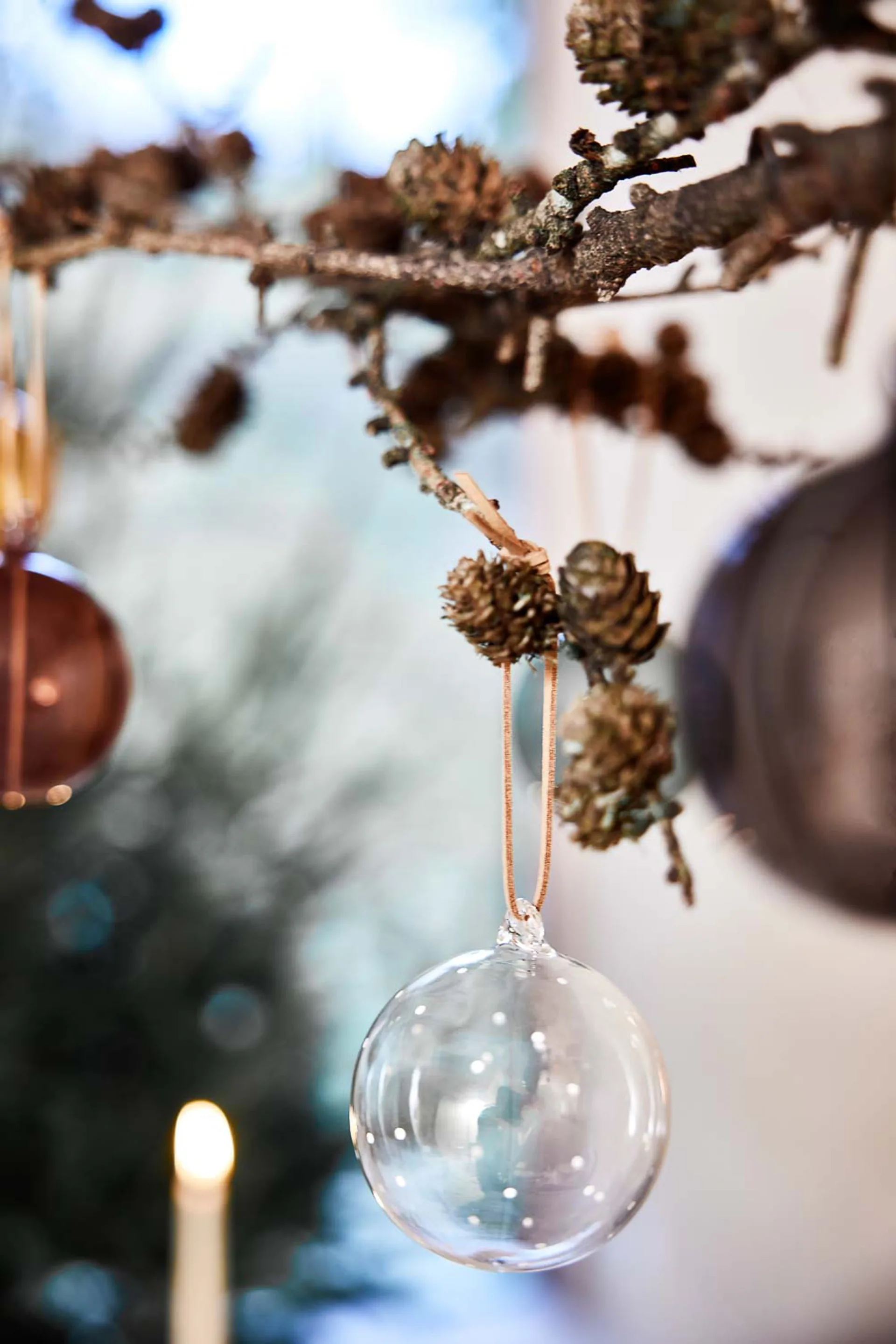 Pallina di Natale Natale Ø 7 cm, Trasparente OYOY