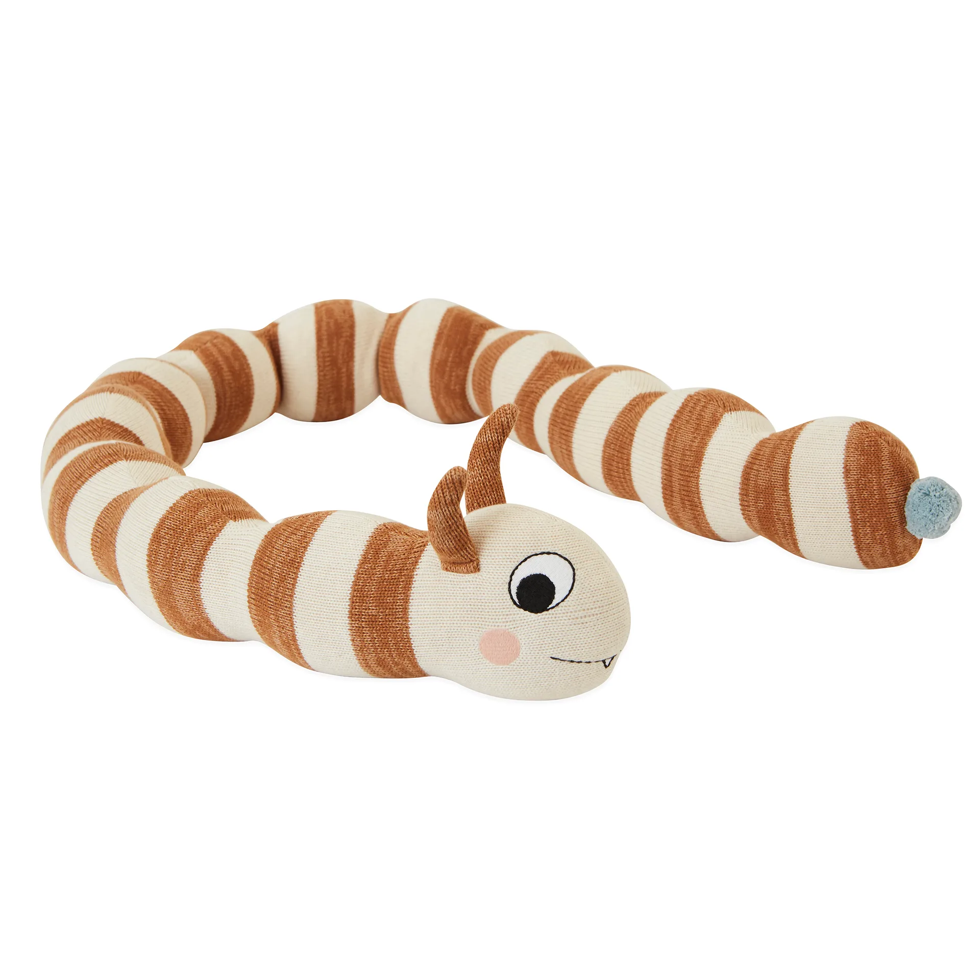 Peluche Leo larva, Caramel OYOY