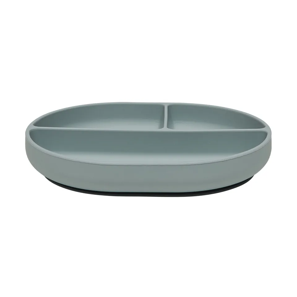 Piatto per bambini Enkei con ventosa, Dusty Blue OYOY