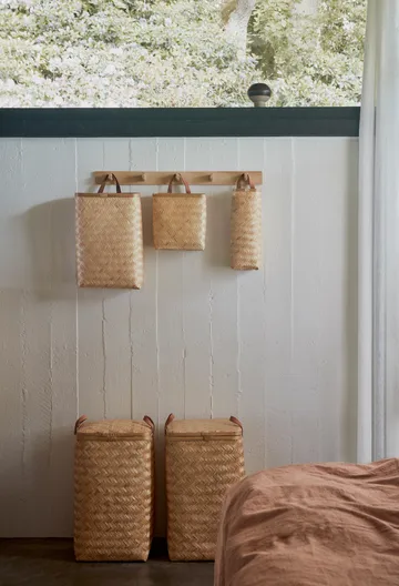 Portaoggetti pensile Sporta 10x35 cm - Naturale - OYOY