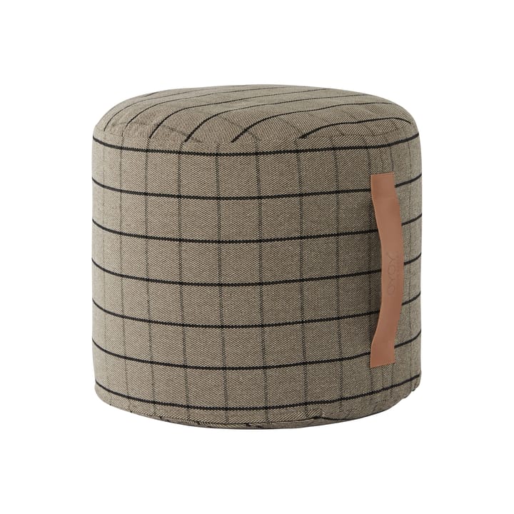 Pouf Grid Ø 40 cm - clay - OYOY