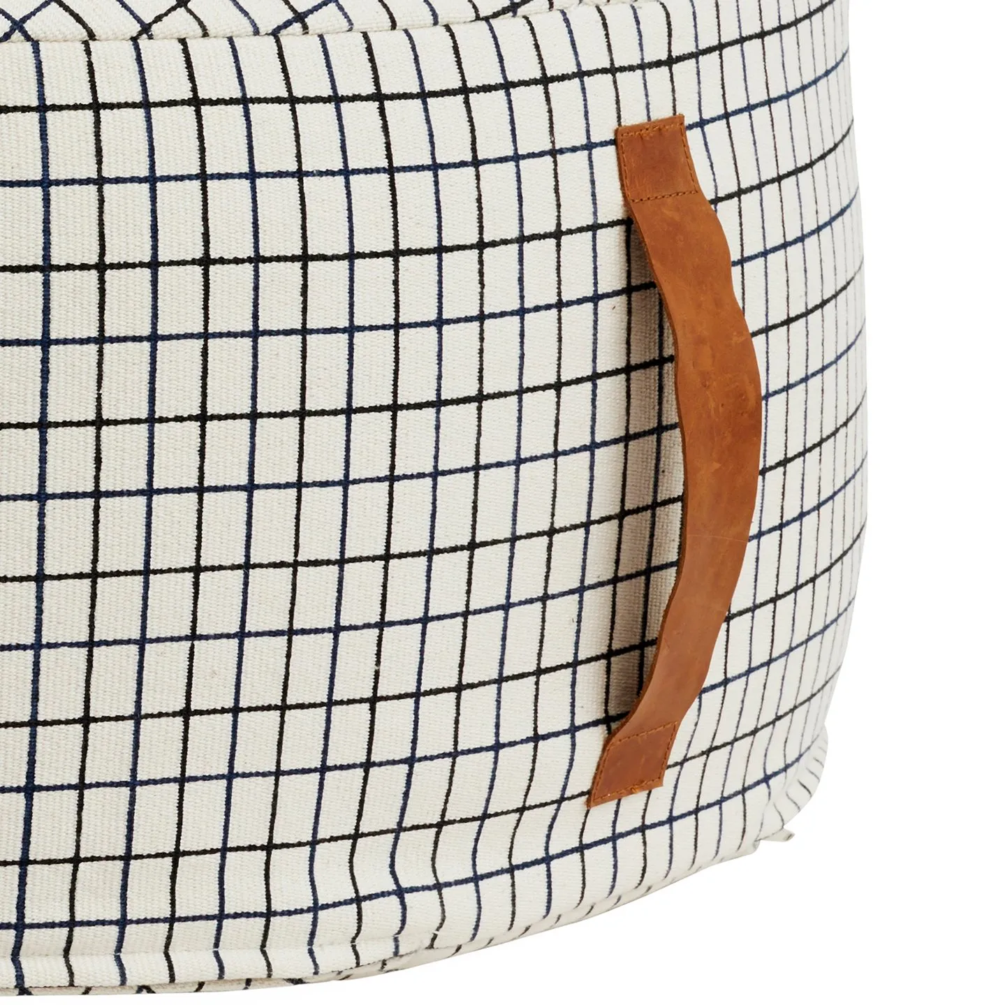 Pouf Sit on me, rotondo bianco OYOY