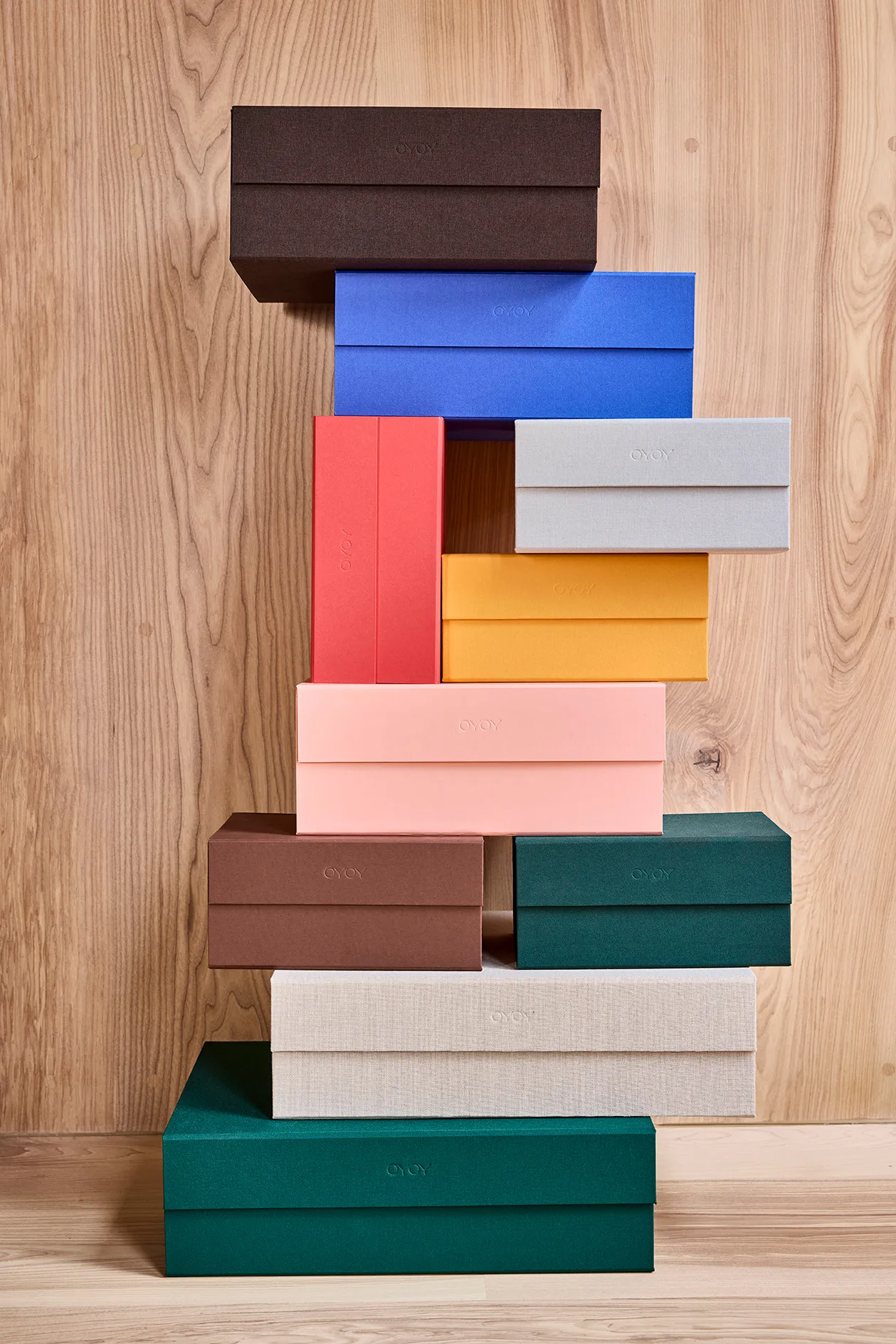 Scatola portaoggetti Hako A4, Corallo OYOY