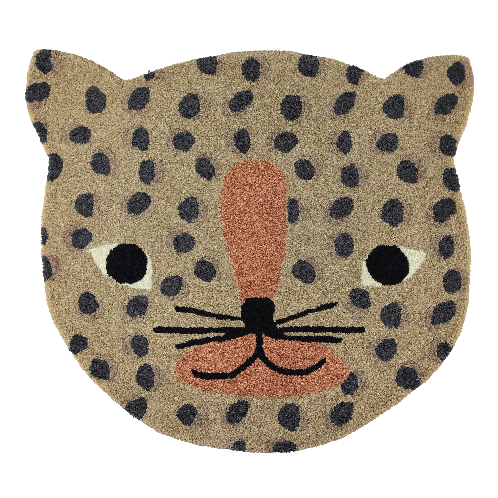 Tappeto a forma di animale OYOY Mini, Leopard OYOY