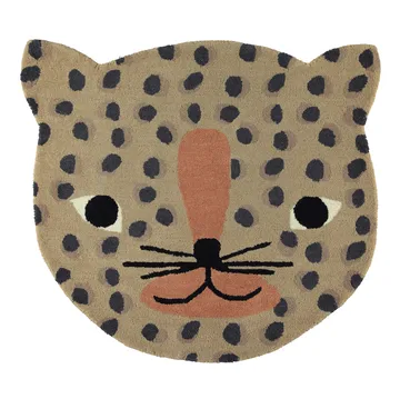 Tappeto a forma di animale OYOY Mini - Leopard - OYOY