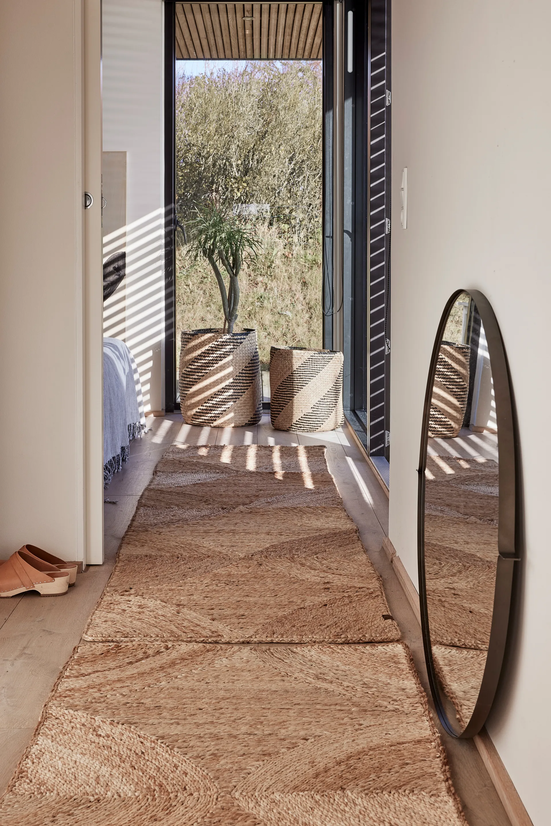 Tappeto da corridoio Vasa Jute 70x270 cm, Natur OYOY