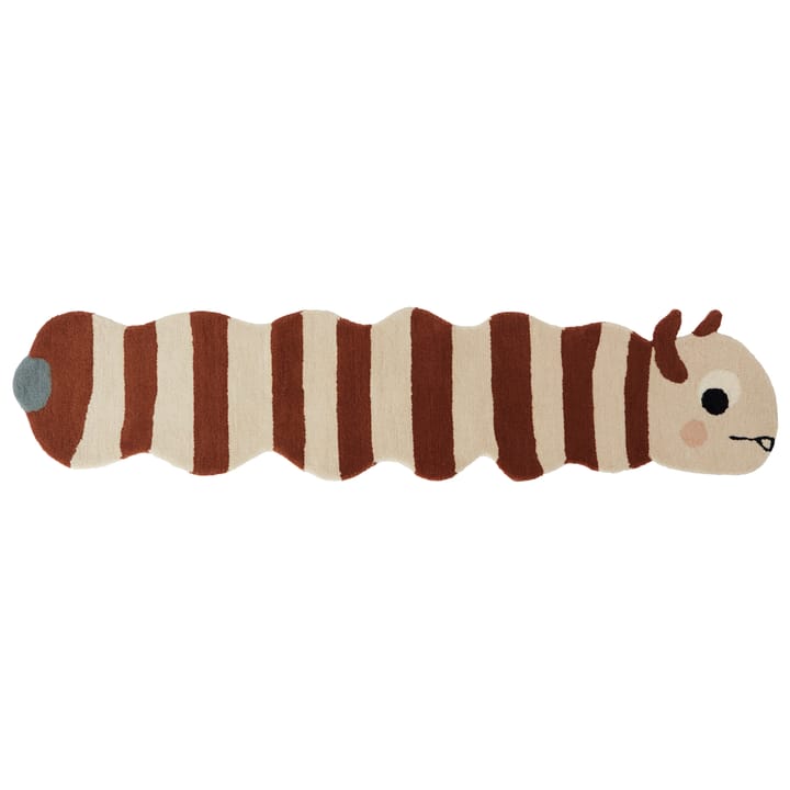 Tappeto Leo larva 40x180 cm - Caramel-off white - OYOY