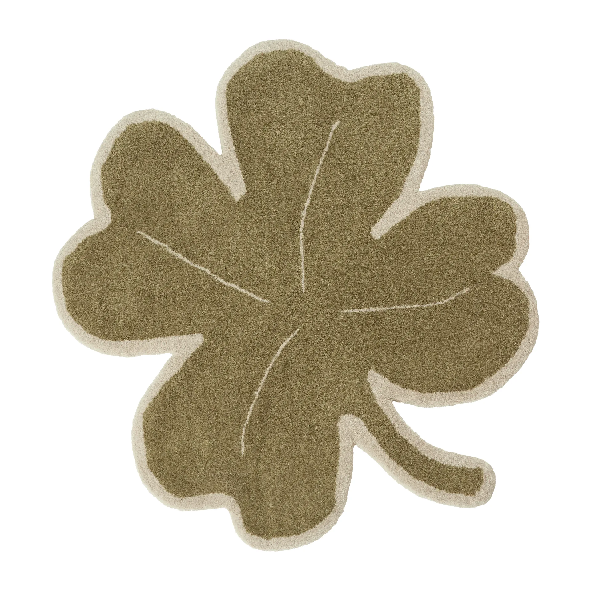Tappeto Lucky Clover 95x95 cm, Verde OYOY