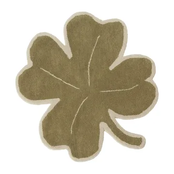 Tappeto Lucky Clover 95x95 cm - Verde - OYOY