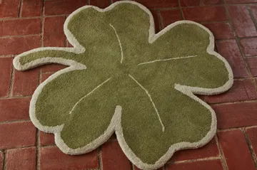 Tappeto Lucky Clover 95x95 cm - Verde - OYOY