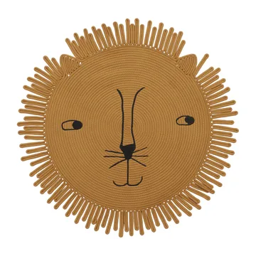 Tappeto per bambini Mara Lion - Ø 98 cm - OYOY