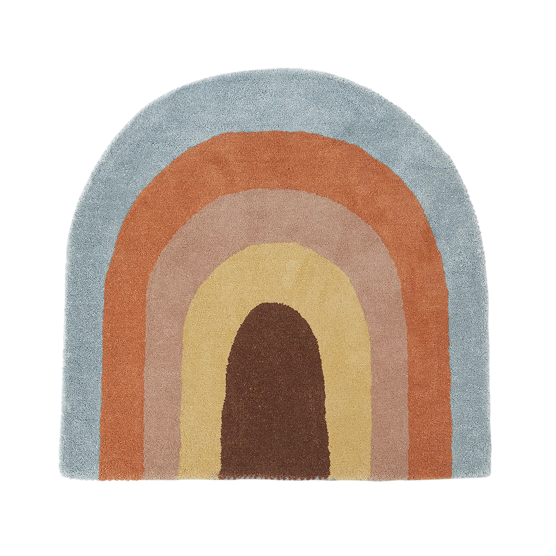 Tappeto per bambini Rainbow 88x90 cm, Multicolore OYOY