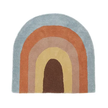 Tappeto per bambini Rainbow 88x90 cm - Multicolore - OYOY