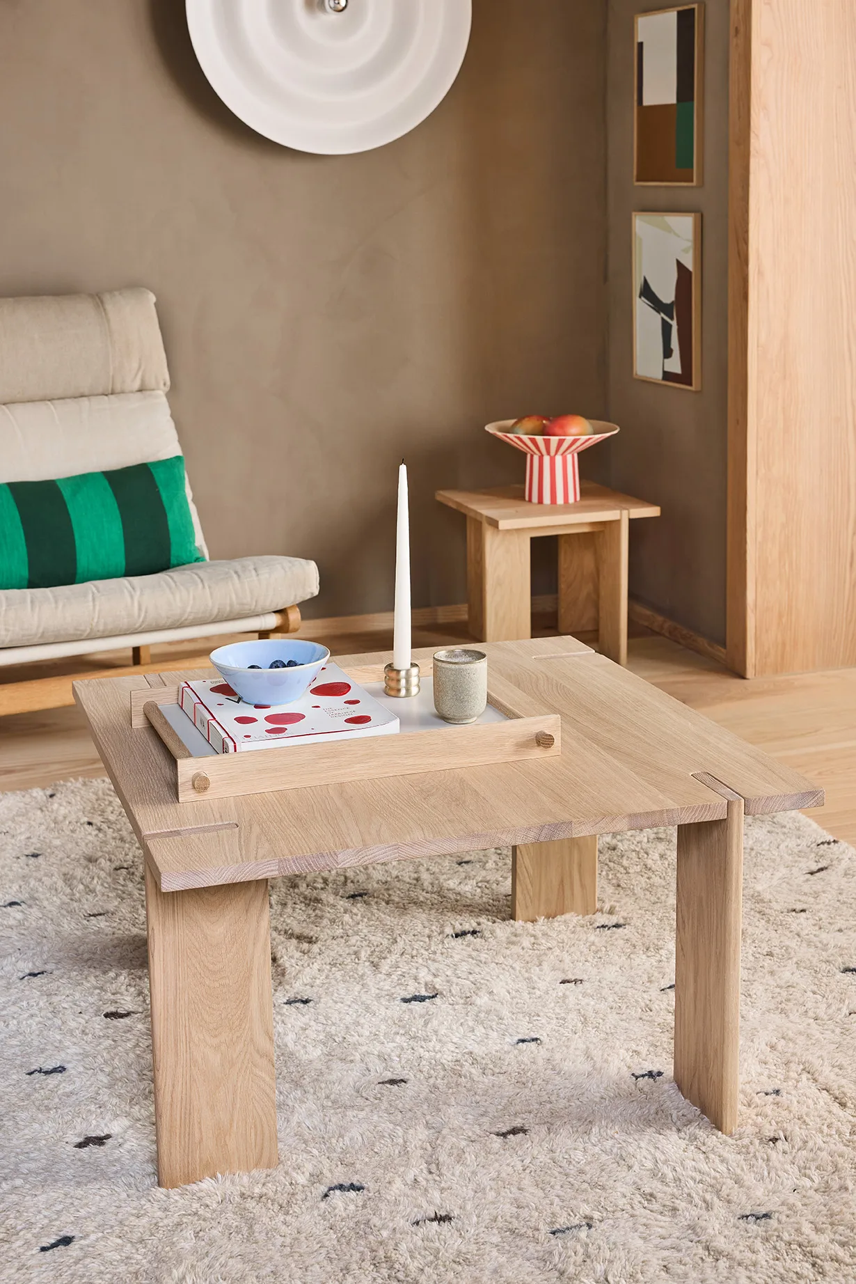 Tavolino 40x75x75 cm OY Square , Natura OYOY