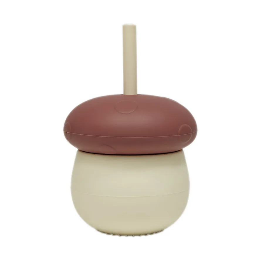 Tazza Mushroom, Offwhite-rosso OYOY