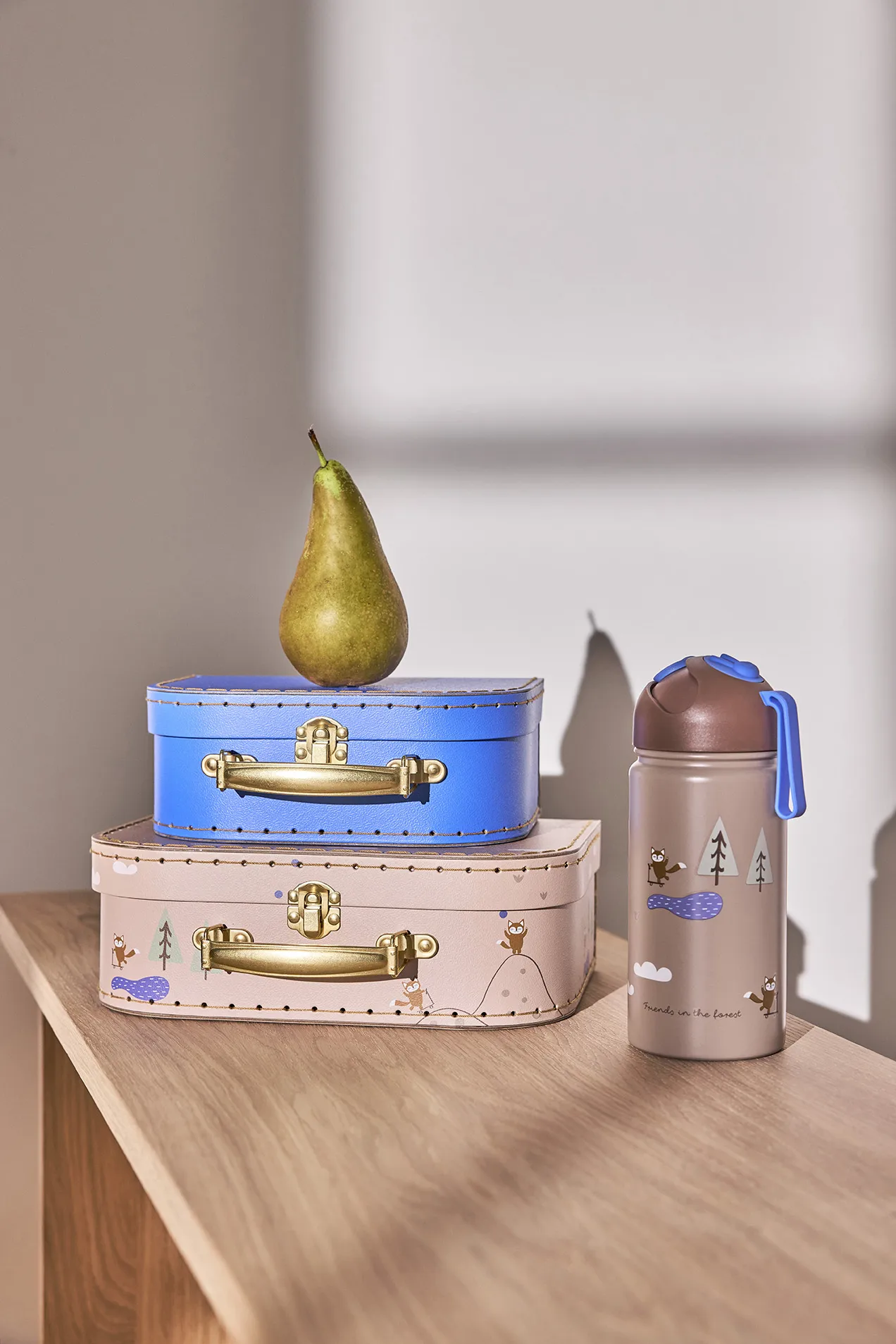 Termos Friends in the Forest 36 cl, Blu OYOY