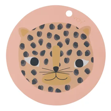 Tovagliette Snow leopard  - Coral - OYOY
