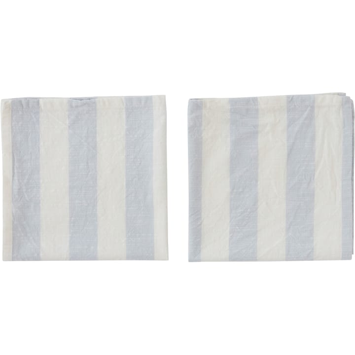 Tovagliolo Striped 45x45 cm confezione da 2  - Ice blue - OYOY