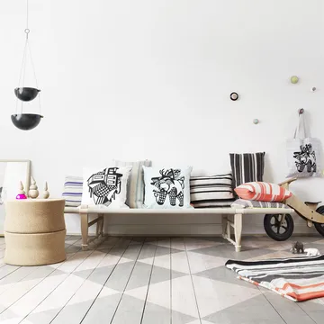 Vasi sospesi Pif paf puf grigio scuro - 2 livelli - OYOY