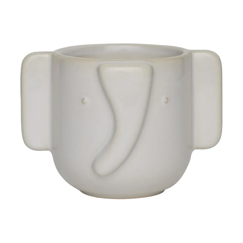 Vaso Elephant Ø9,6 cm, Avorio chiaro OYOY