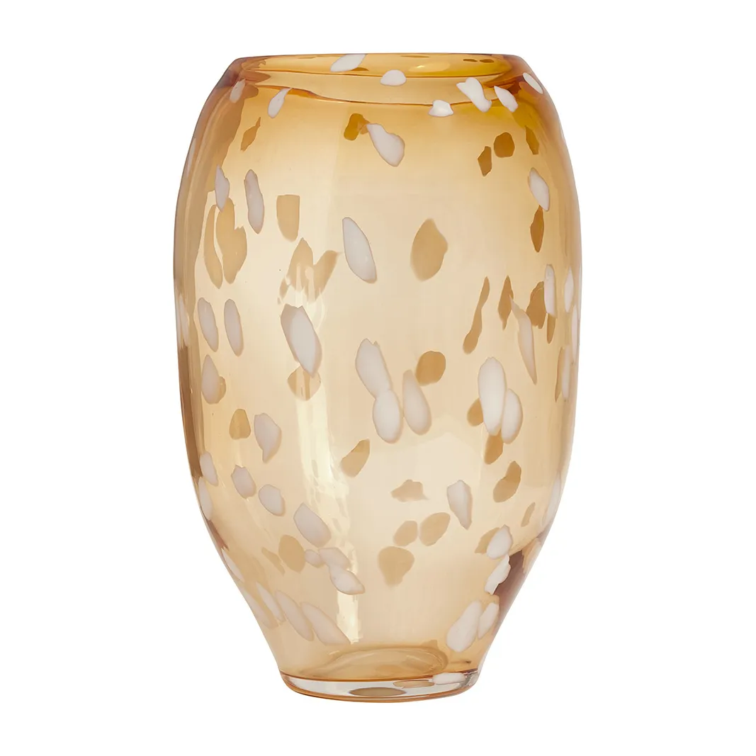 Vaso grande Jali, 35 cm, Ambra (arancione) OYOY