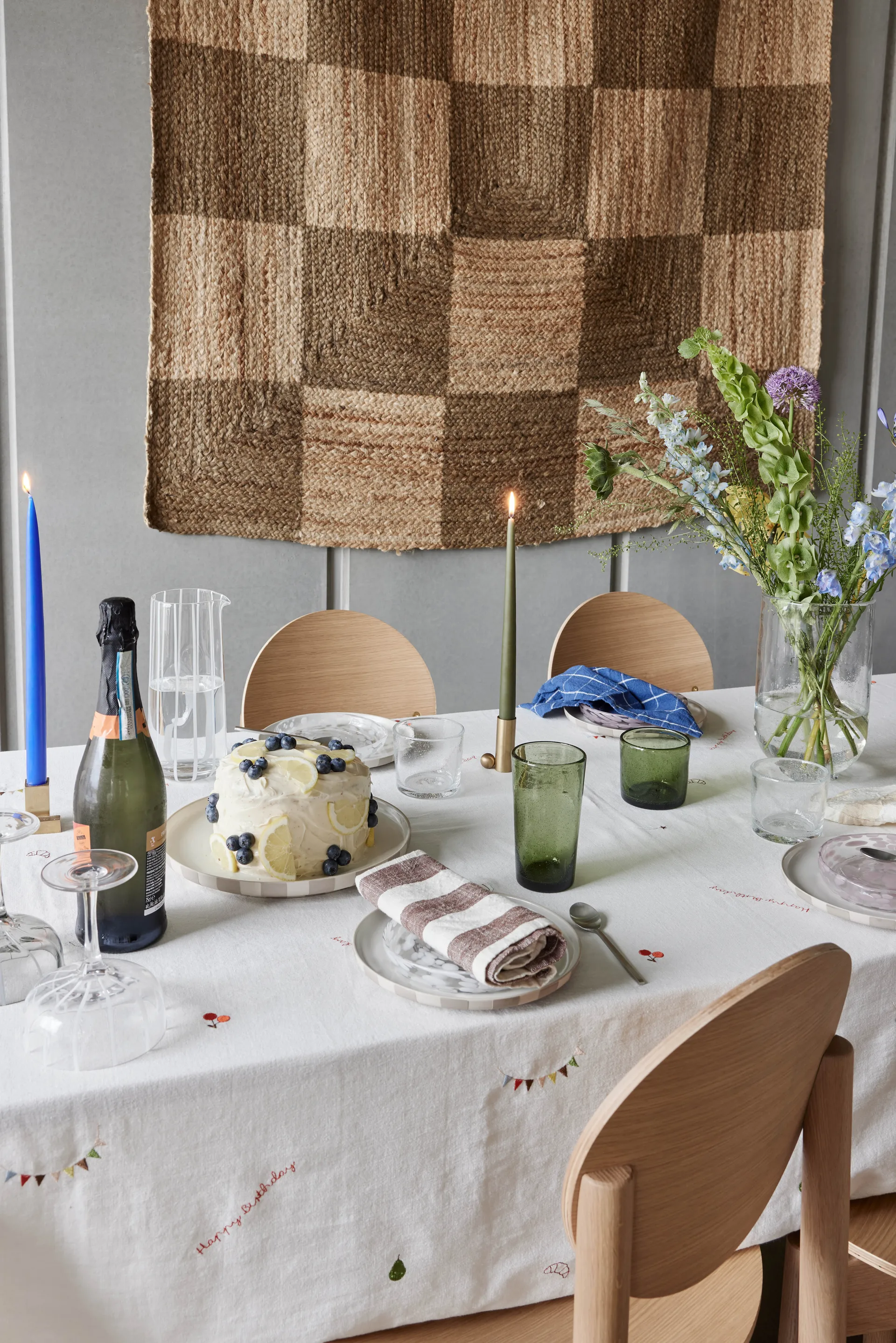 Vaso grande Kuki 24 cm, Trasparente OYOY