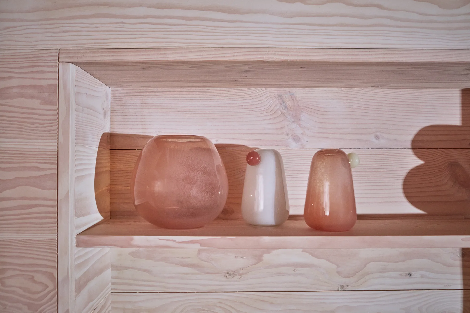 Vaso Lasi medio 21,5 cm, Taupe OYOY