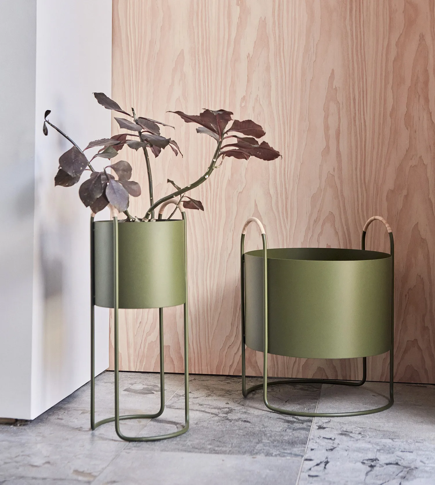 Vaso Maki Ø 40 cm, Olive OYOY