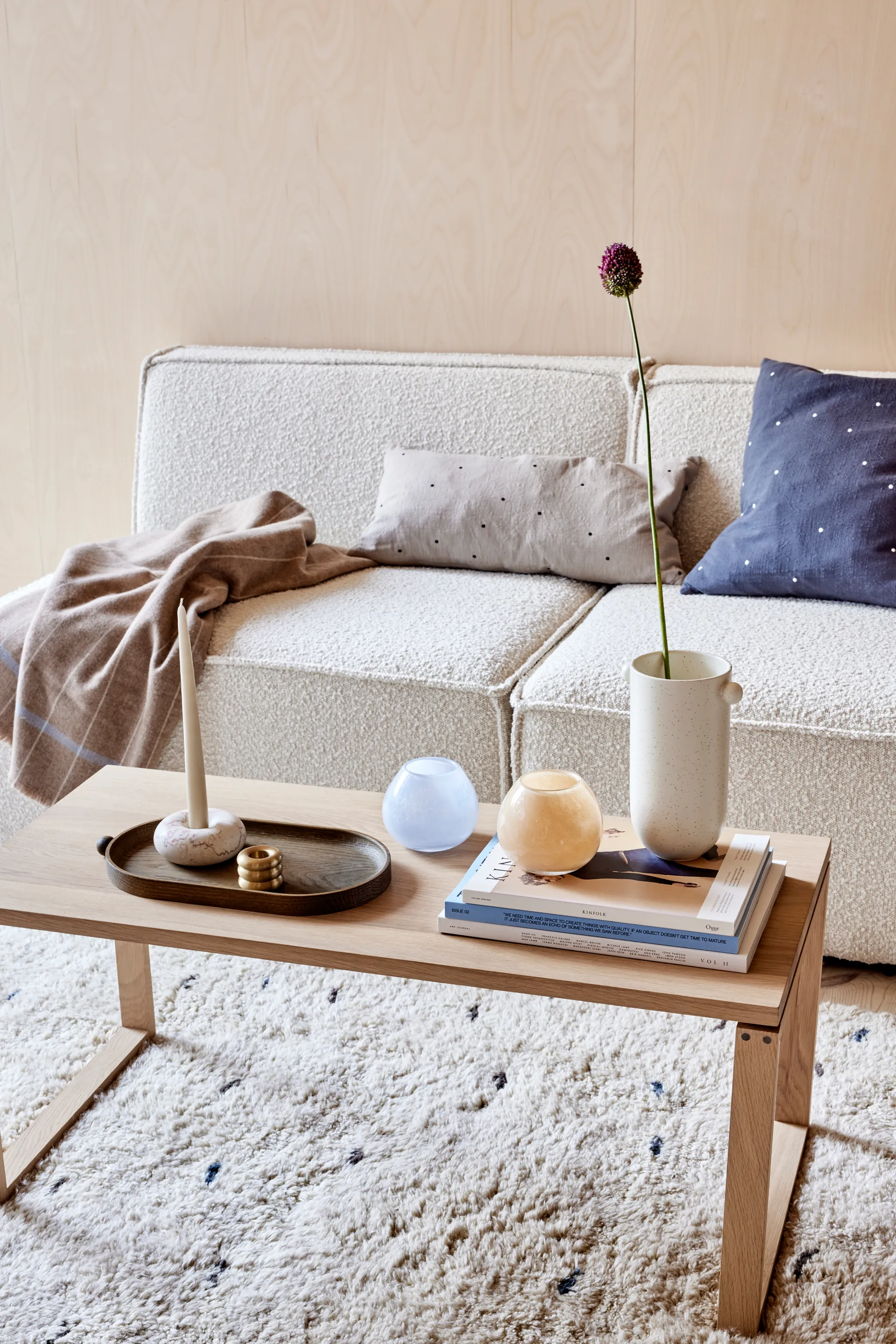 Vaso Saga 20 cm, Bianco sporco OYOY