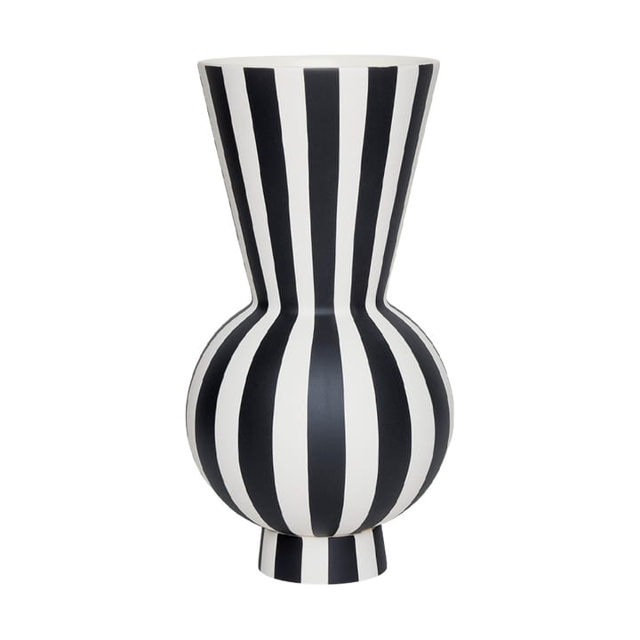 Vaso Toppu Ø14,5 cm - Bianco-nero - OYOY