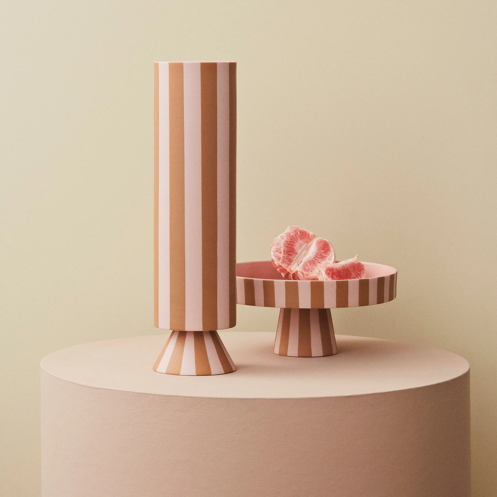 Vaso Toppu 31 cm, caramel OYOY