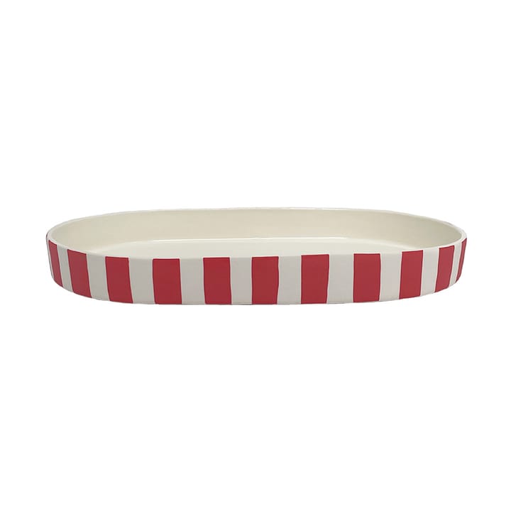 Vassoio decorativo ovale Toppu - Rosso Ciliegia - OYOY