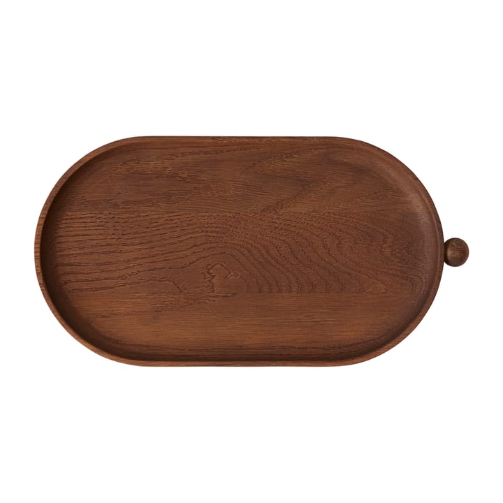 Vassoio in legno Inka 18x38 cm, Dark OYOY
