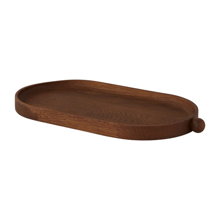 Vassoio in legno Inka 18x38 cm, Dark OYOY