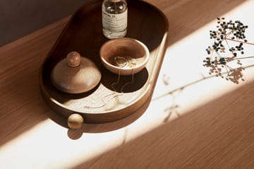 Vassoio in legno Inka 18x38 cm - Dark - OYOY